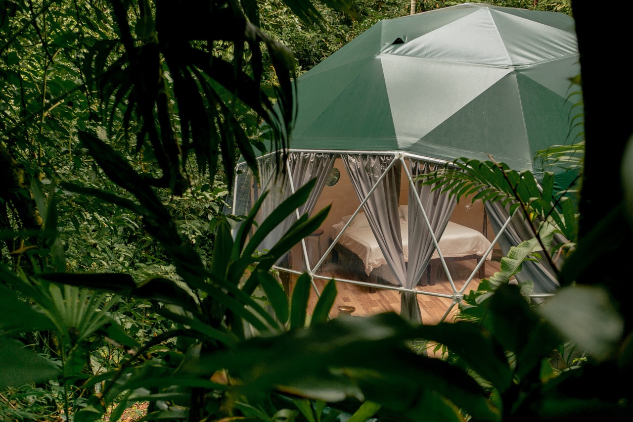 Geodesic River Domes